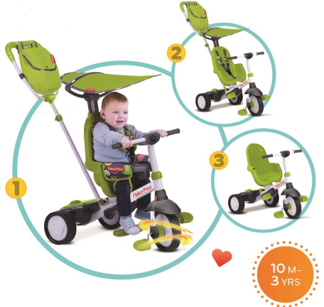 Wafflemama. Fisher Price Charisma 3 in 1 Trike Review